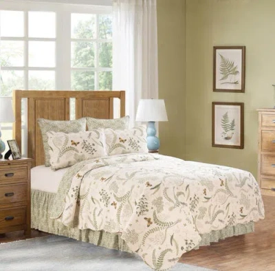 C & F Home C&f Home Althea Quilt In Green