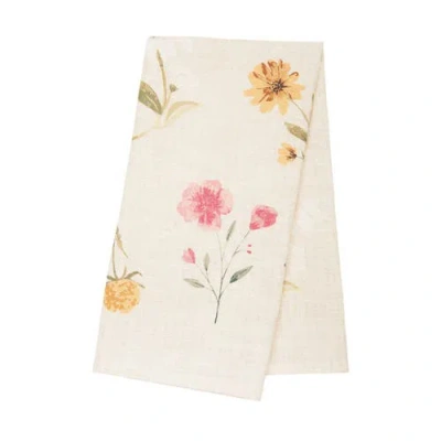 C & F Home C&f Home April Showers Floral Towel In Multi
