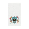 C & F Home C&f Home Aqua Sugar Skull & Flowers Towel In Multi