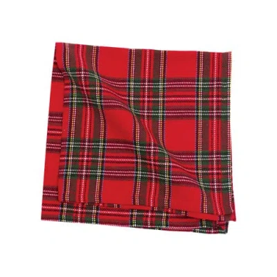 C & F Home C&f Home Arlington Plaid Napkin Set Of 6 In Red