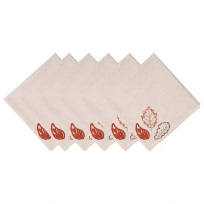 C & F Home C&f Home Autumn Botanical Napkin Set Of 6 In Multi