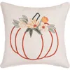 C & F Home C&f Home Autumn Botanical Pumpkin Throw Pillow, 18" X 18" In White