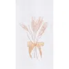 C & F Home C&f Home Autumn Fields Wheat Embroidered Cotton Flour Sack Dishtowel In White