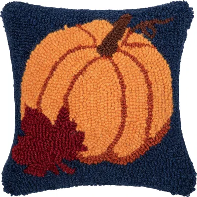 C & F Home C&f Home Autumn Pumpkin Thanksgiving Hooked Petite Accent Pillow, 10" X 10" In Multi