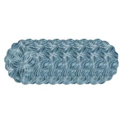 C & F Home C&f Home Azzurra Marine Coastal Reversible Round Set Of 6 Placemats 17" In Blue