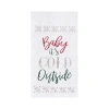 C & F Home C&f Home Baby It's Cold Outside Towel In White