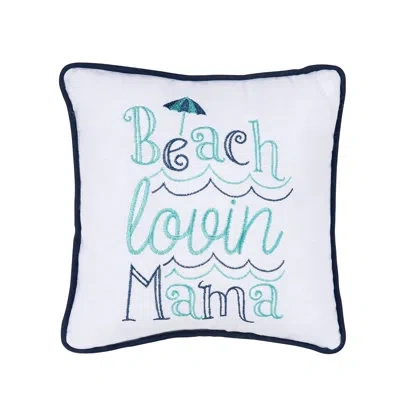 C & F Home Beach Lovin Mama Pillow In Blue