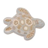 C & F Home C&f Home Beaded Sea Turtle Coastal Embellished Accent Shaped Pillow In Multi