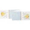 C & F Home C&f Home Bee Happy In Blue Embroidered Table Runner 13" X 72" In Blue