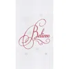 C & F Home C&f Home Believe Flour Sack Kitchen Towel In White