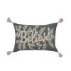 C & F Home C&f Home Believe Throw Pillow, 14" X 22" In Green