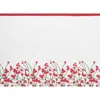 C & F Home C&f Home Berries Embroidered Placemats Set Of 6 White And Red Border, 13" X 18" In White