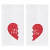 C & F Home C&f Home Best Friends Kitchen And Bathroom Embroidered Hand Towels Set Of 2 In Multi