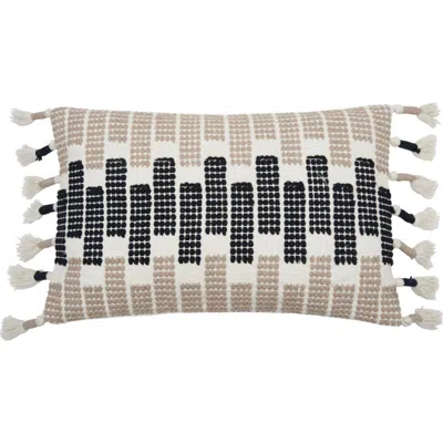 C & F Home C&f Home Bethel Hand Woven Geometric Cotton Decorative Throw Pillow In Neutral