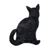 C & F Home C&f Home Black Cat Shaped Halloween Accent Pillow 12.5" X 16.5" In Black