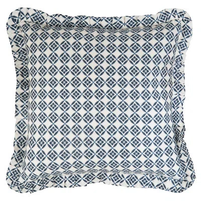 C & F Home Blue 100% Cotton Piece Sham