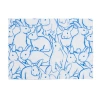 C & F Home C&f Home Blue Bunny Rabbits Easter Spring Cotton Single Placemats Set Of 6, 14" X 20" In Blue