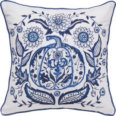 C & F Home C&f Home Blue Harvest Pumpkin Pillow