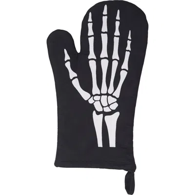 C & F Home C&f Home Bones Oven Mitt In Black