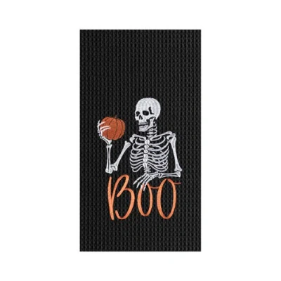 C & F Home C&f Home Boo Skeleton Halloween Towel In Multi
