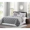 C & F Home C&f Home Booker Medallion Bedding Quilt Set In Gray