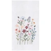 C & F Home C&f Home Botanical Blooms Bee Kitchen And Bathroom Embroidered Hand Towel In Multi