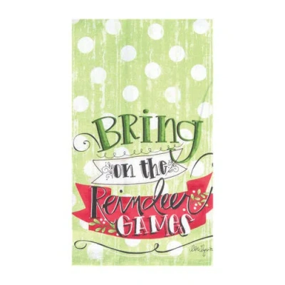 C & F Home C&f Home Bring On Reindeer Games Kt In Green