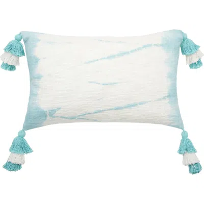 C & F Home C&f Home Buckroe Vertical Stripe And Fringe Cotton Decorative Throw Pillows In Blue