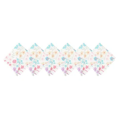 C & F Home C&f Home Bunnies & Blooms Napkin Set Of 6 In Blue