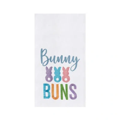 C & F Home C&f Home "bunny Buns" Easter Rabbit Spring Theme Kitchen Dishtowel In White