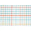 C & F Home C&f Home Bunny Rabbit Trail Plaid Easter Spring Cotton Placemats Set Of 6, 13" X 19" In Blue
