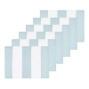 C & F Home C&f Home Cabana Sky Blue Stripes Placemats Set Of 6, 14" X 20" In Blue