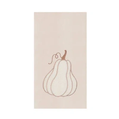 C & F Home C&f Home Cable-knit Gourd Fall Harvest Embroidered 100% Cotton Flour Sack Kitchen Towel In Neutral