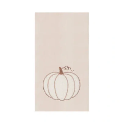 C & F Home C&f Home Cable Knit Pumpkin 100% Cotton Flour Sack Kitchen Dishtowel In White
