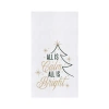 C & F Home C&f Home Calm & Bright Christmas Tree Towel In White