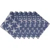 C & F Home C&f Home Calming Seas Starfish Reversible Hemstitch Napkins Set Of 6 In Blue