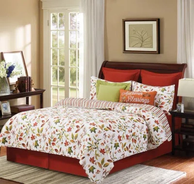 C & F Home C&f Home Camilla Fall Leaves Cotton Quilt Set In Multi