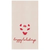 C & F Home C&f Home Candy Cane Holidays Embroidered Flour Sack Kitchen Towel In Pink