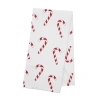 C & F Home C&f Home Candy Cane Wishes Towel In White