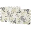 C & F Home C&f Home Cannon Beach Table Runner In Green