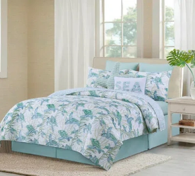 C & F Home C&f Home Cape Canaveral Bedding Quilt Collection In Blue
