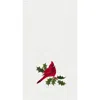 C & F Home C&f Home Cardinal Waffle Weave Cotton Kitchen Towel In White