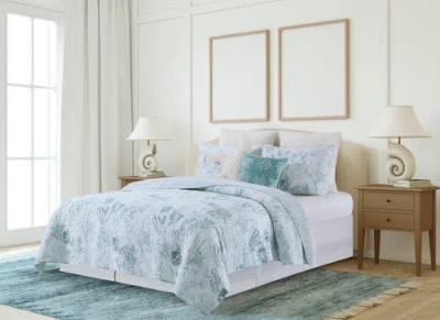 C & F Home C&f Home Cerulean Breeze Bedding Quilt Collection In Blue