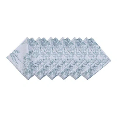 C & F Home C&f Home Cerulean Breeze Coastal Marine  Set Of 6 Cloth Napkins In Blue