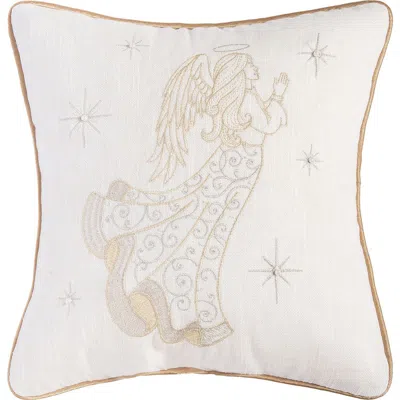 C & F Home C&f Home Champagne Praying Angel Pillow In Gold