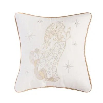 C & F Home Champagne Praying Angel Pillow In Gold