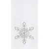 C & F Home C&f Home Champagne Snowflake Towel In White