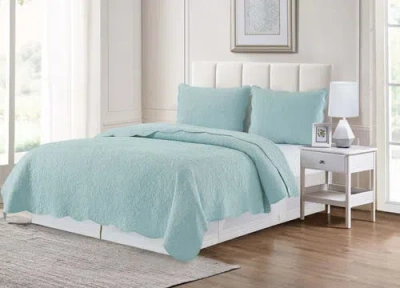 C & F Home C&f Home Christiana Breeze Quilt Bedding Collection In Blue