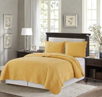 C & F Home C&f Home Christiana Honey Quilt Bedding Collection In Yellow