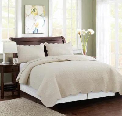 C & F Home C&f Home Christiana Khaki Quilt Bedding Collection In Neutral